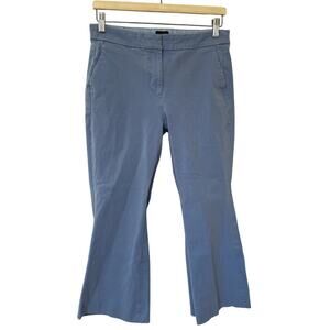 J.Crew kelsey pant women's size 8 sky blue work trousers straight leg med rise